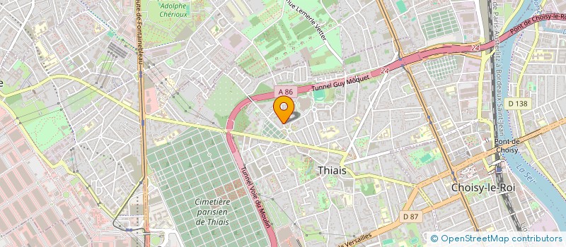 localisation de l'entreprise LAUDAN  THIAIS