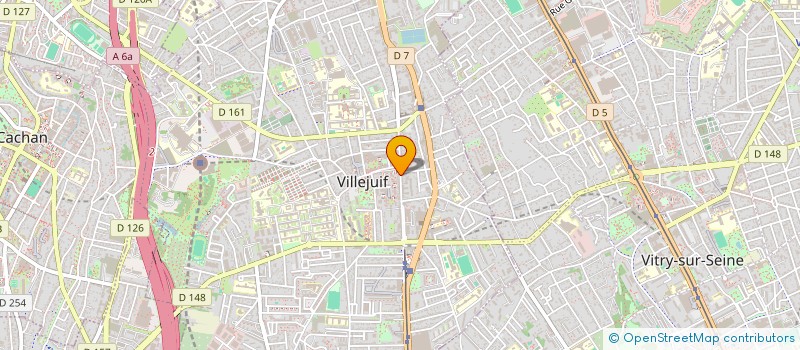 localisation de l'entreprise LAUDASAM  VILLEJUIF