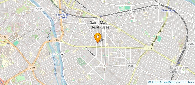 localisation de l'entreprise LAUDAV à SAINT-MAUR-DES-FOSSES
