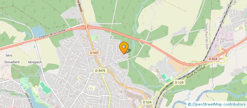 localisation de l'entreprise LAUDAX  SAINT-PAUL-LES-DAX