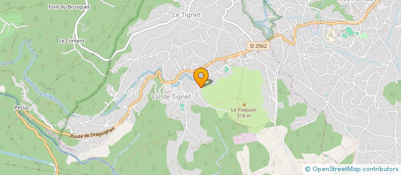 localisation de l'entreprise LAUDE TRAQUEURS DE FUITES 06 à LE TIGNET