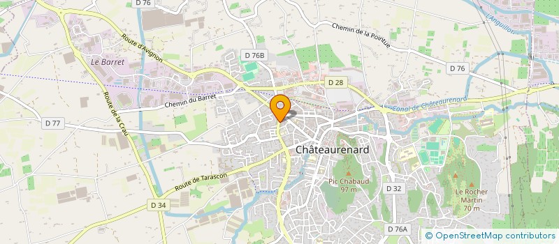 localisation de l'entreprise LAUDE-TROUILLARD à CHATEAURENARD
