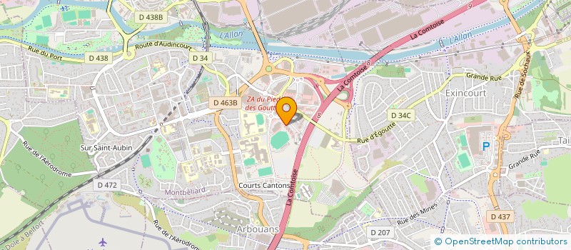 localisation de l'entreprise LAUDEMAS à MONTBELIARD