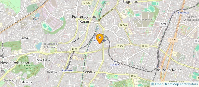 localisation de l'entreprise LAUDERDALE à FONTENAY-AUX-ROSES