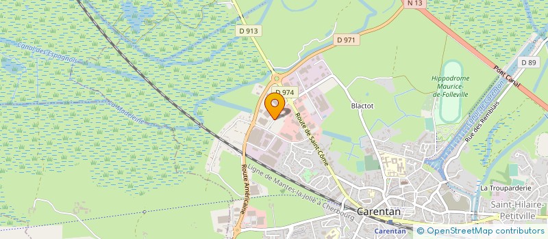 localisation de l'entreprise LAUDESCHER à CARENTAN-LES-MARAIS