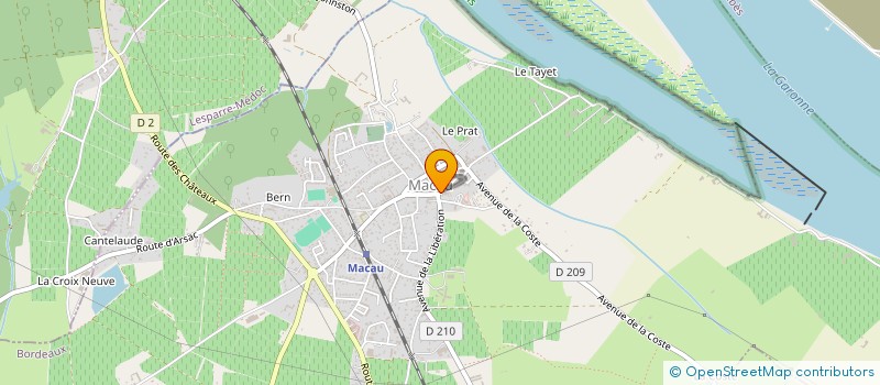 localisation de l'entreprise LAUDET  MACAU