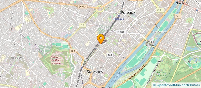localisation de l'entreprise LAUDEVIM à SURESNES