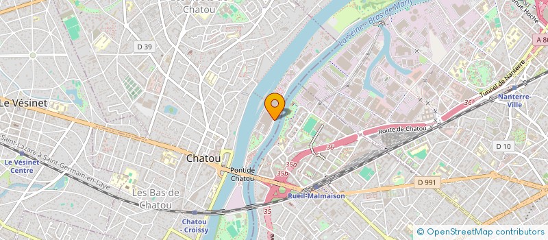 localisation de l'entreprise LAUDI ET LAUDI  CHATOU