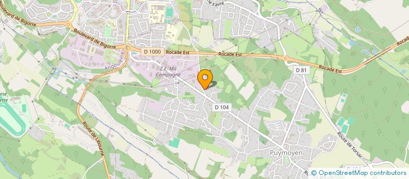 localisation de l'entreprise LAUDIBERTIE  PUYMOYEN