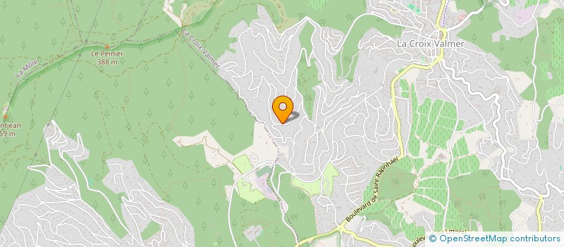 localisation de l'entreprise LAUDIER CONSEIL  LA CROIX-VALMER