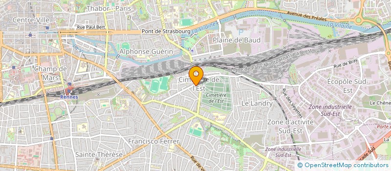 localisation de l'entreprise LAUDIGEOIS à RENNES