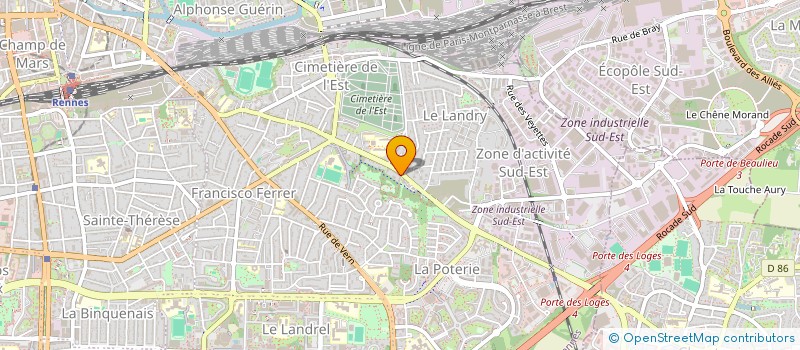 localisation de l'entreprise LAUDIGEOIS & CO  RENNES