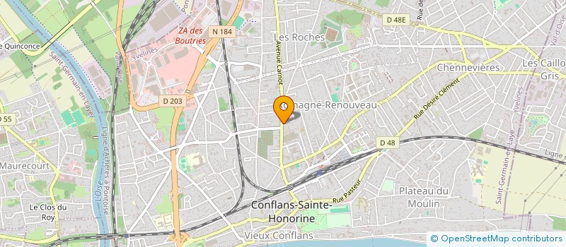 localisation de l'entreprise LAUDINY  CONFLANS-SAINTE-HONORINE