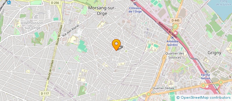 localisation de l'entreprise LAUDISA  MORSANG-SUR-ORGE