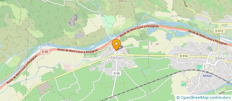 localisation de l'entreprise LAUDO SARL  MILLAS