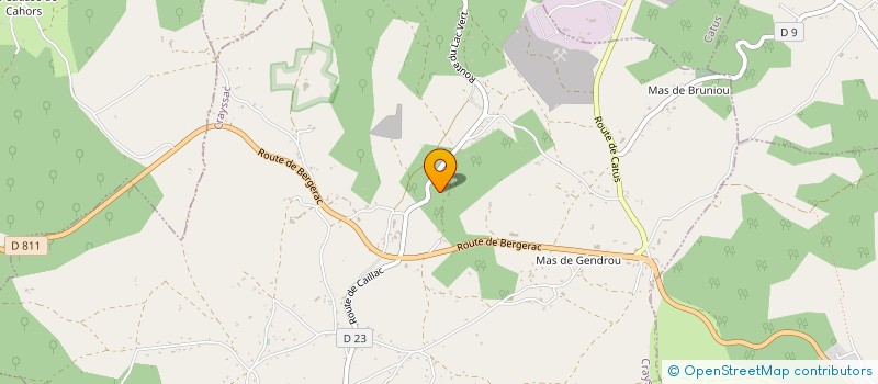 localisation de l'entreprise LAUDOUEINEIX  CRAYSSAC