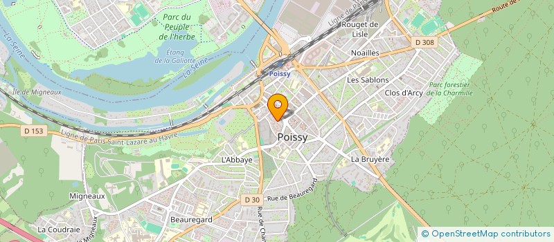 localisation de l'entreprise LAUDRELIER à POISSY