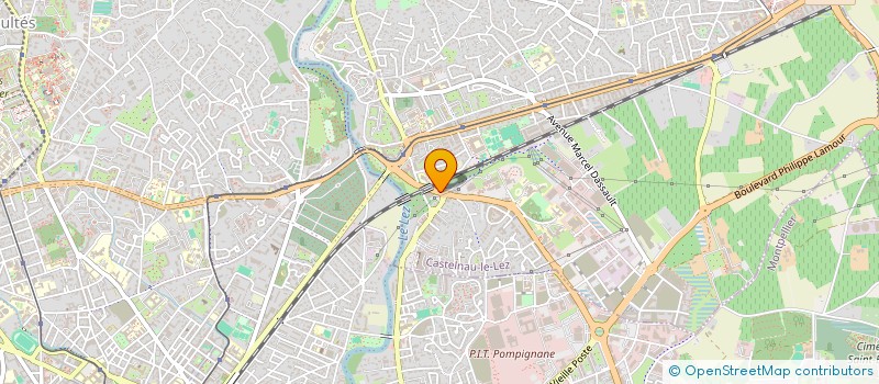 localisation de l'entreprise LAUDUN AMENAGEMENT  CASTELNAU-LE-LEZ