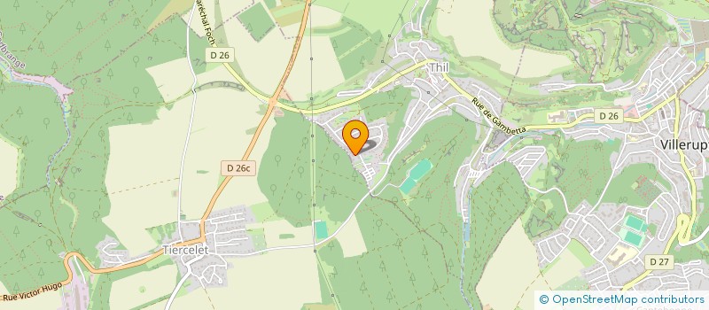 localisation de l'entreprise LAUDY  THIL