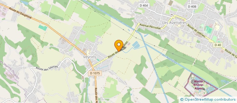 localisation de l'entreprise LAUDYMAV38  LES AVENIERES VEYRINS-THUELLIN