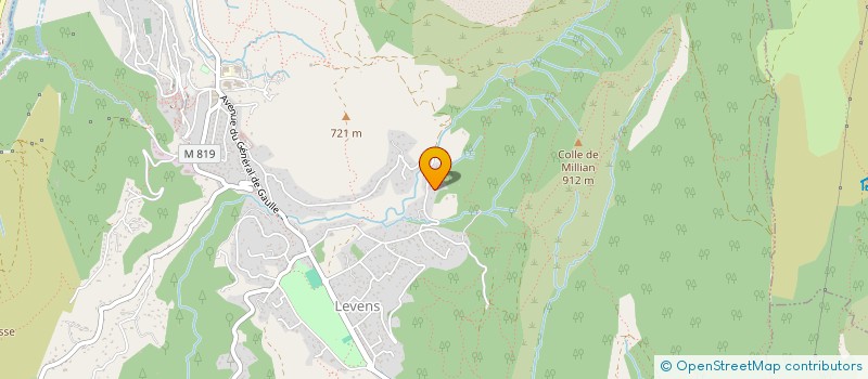 localisation de l'entreprise LAUE  LEVENS