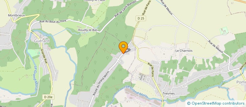 localisation de l'entreprise LAUER  LA CELLE-SUR-MORIN