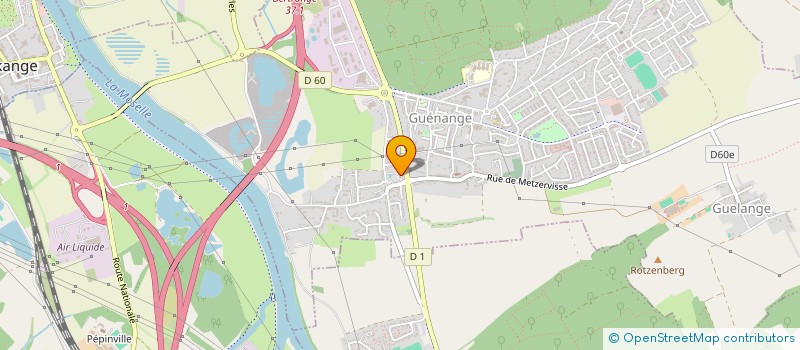 localisation de l'entreprise LAUER & VETZEL  GUENANGE