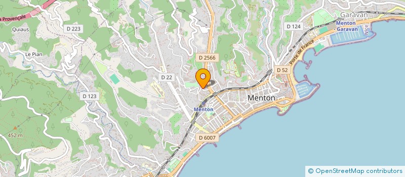 localisation de l'entreprise LAUFANN à MENTON