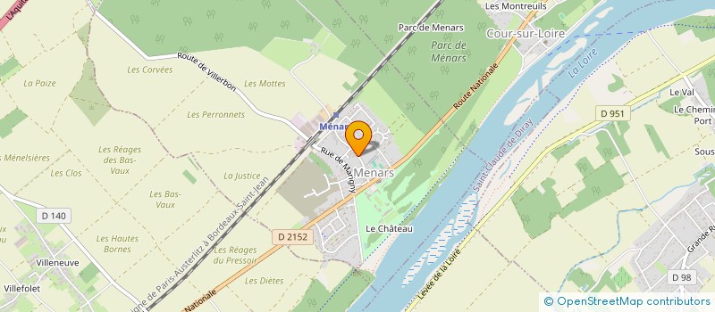 localisation de l'entreprise LAUFELIE IMMOBILIER  MENARS