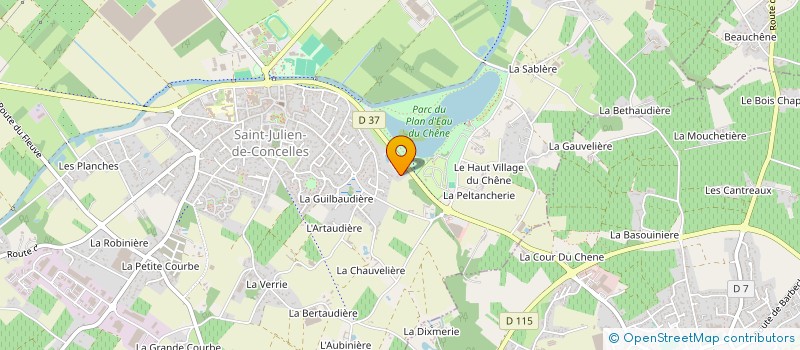 localisation de l'entreprise LAUFRANDE  SAINT-JULIEN-DE-CONCELLES