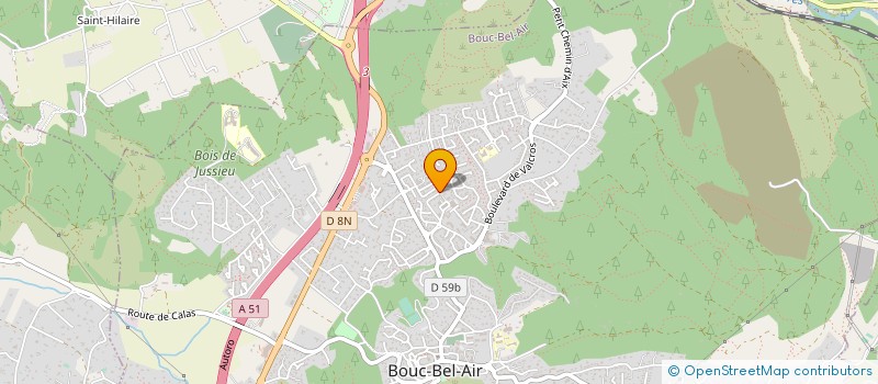 localisation de l'entreprise LAUFREMA  BOUC-BEL-AIR