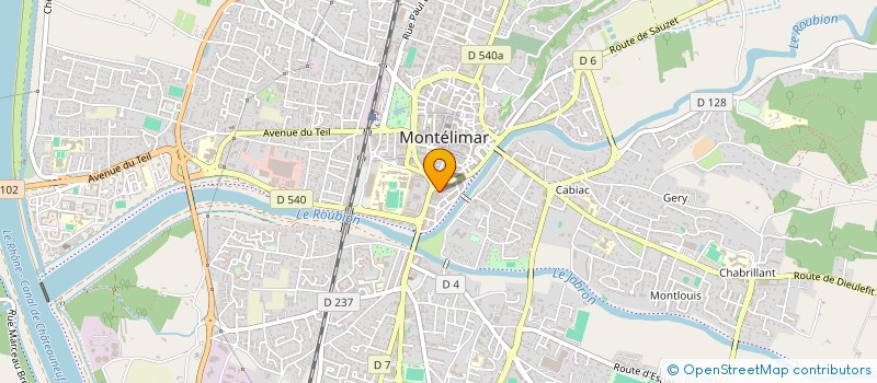 localisation de l'entreprise LAUFREMI à MONTELIMAR