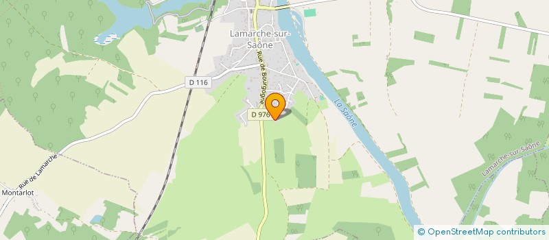 localisation de l'entreprise LAUGANA  LAMARCHE-SUR-SAONE