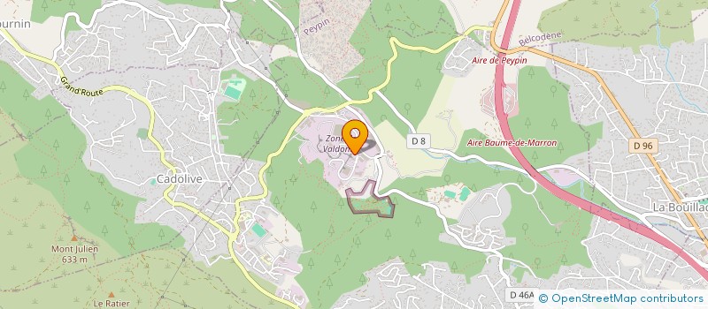 localisation de l'entreprise LAUGANE à PEYPIN