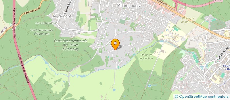 localisation de l'entreprise LAUGAU  CHAMBOURCY