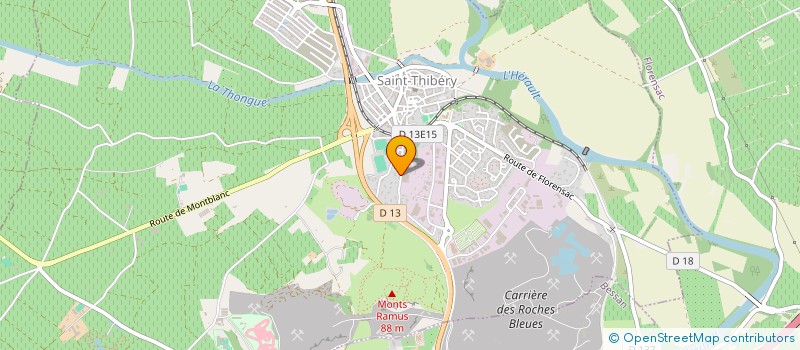 localisation de l'entreprise LAUGE ALAIN ET FRANCIS à SAINT-THIBERY
