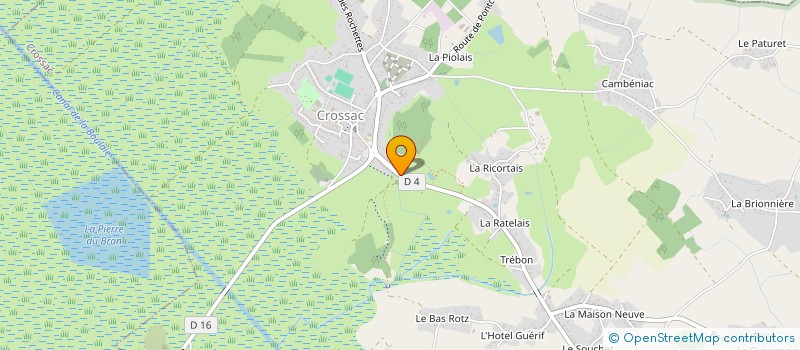 localisation de l'entreprise LAUGEMAX  CROSSAC