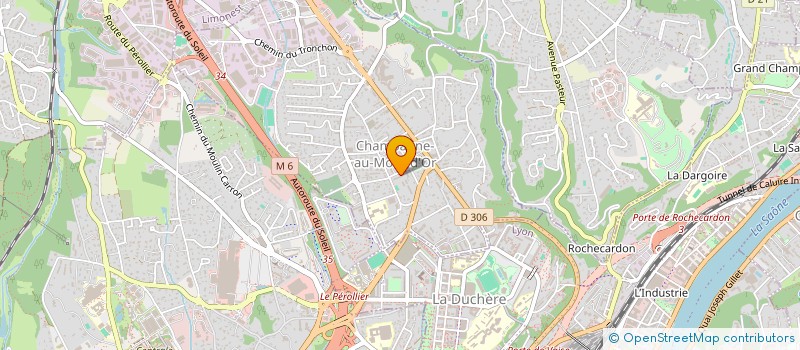 localisation de l'entreprise LAUGI  CHAMPAGNE-AU-MONT-D'OR