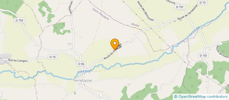 localisation de l'entreprise LAUGIER BRICE  TERREBASSE