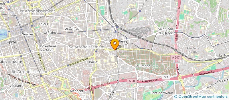 localisation de l'entreprise LAUGIER OLIVIER ET PALECKI CAROLINE à MARSEILLE