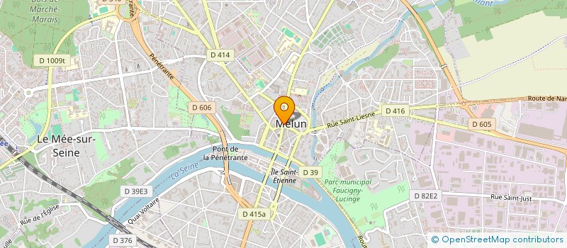 localisation de l'entreprise LAUGIN à MELUN