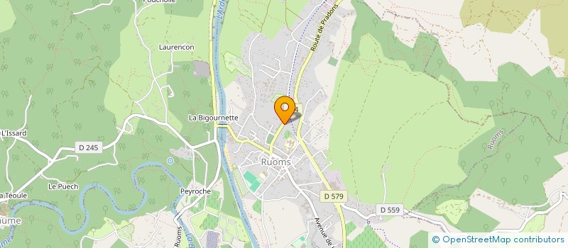 localisation de l'entreprise LAUGITES  RUOMS