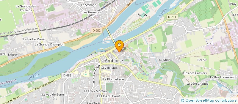 localisation de l'entreprise LAUGUI  AMBOISE