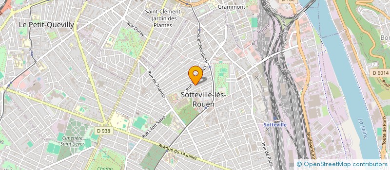 localisation de l'entreprise LAUGUI'ELEC à SOTTEVILLE-LES-ROUEN