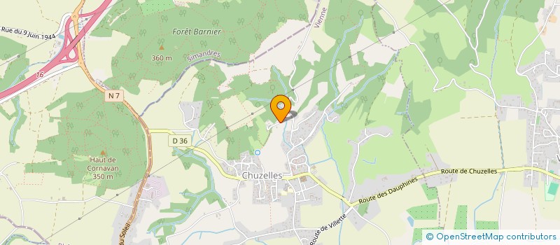 localisation de l'entreprise LAUGUIMY  CHUZELLES