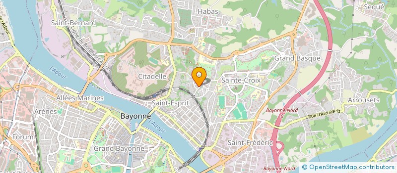 localisation de l'entreprise LAUGUNAK à BAYONNE