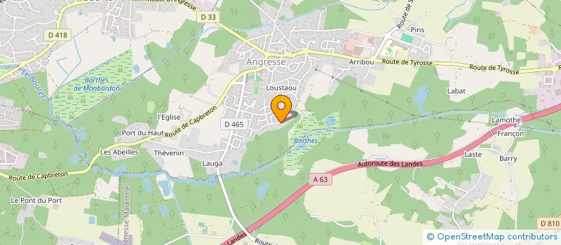 localisation de l'entreprise LAUHAIBANA  ANGRESSE