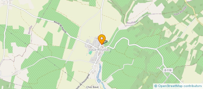 localisation de l'entreprise LAUHUMA  VAUX-ROUILLAC