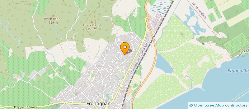localisation de l'entreprise LAUHUSA à FRONTIGNAN