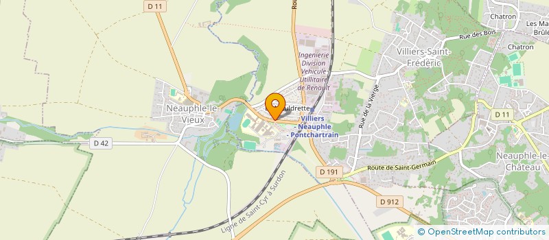 localisation de l'entreprise LAUISE  VILLIERS-SAINT-FREDERIC